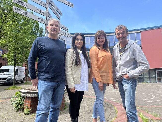 Herr Müllerhöltgen, Frau Sagir, Frau Delalic, Herr Vlaswinkel BO-Team_2023